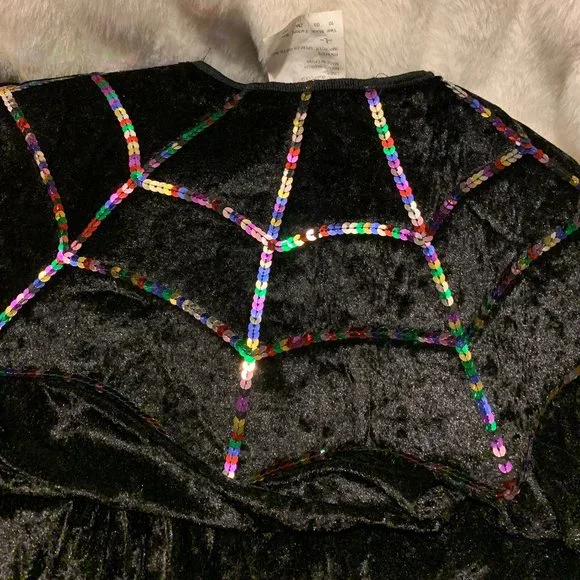 Halloween black witch costume girls size Large 12-14 - Picture 5 of 9